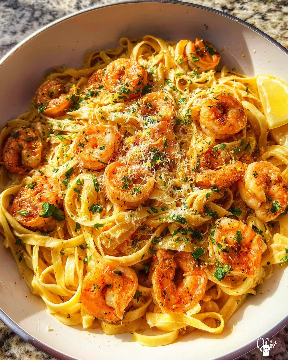 Garlic Butter Shrimp Pasta 20 Garlic
