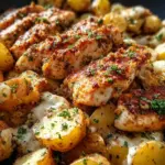 Garlic Parmesan Chicken and Potatoes (One-Pan Dinner) 22 Garlic Parmesan Chicken and Potatoes (One-Pan Dinner)