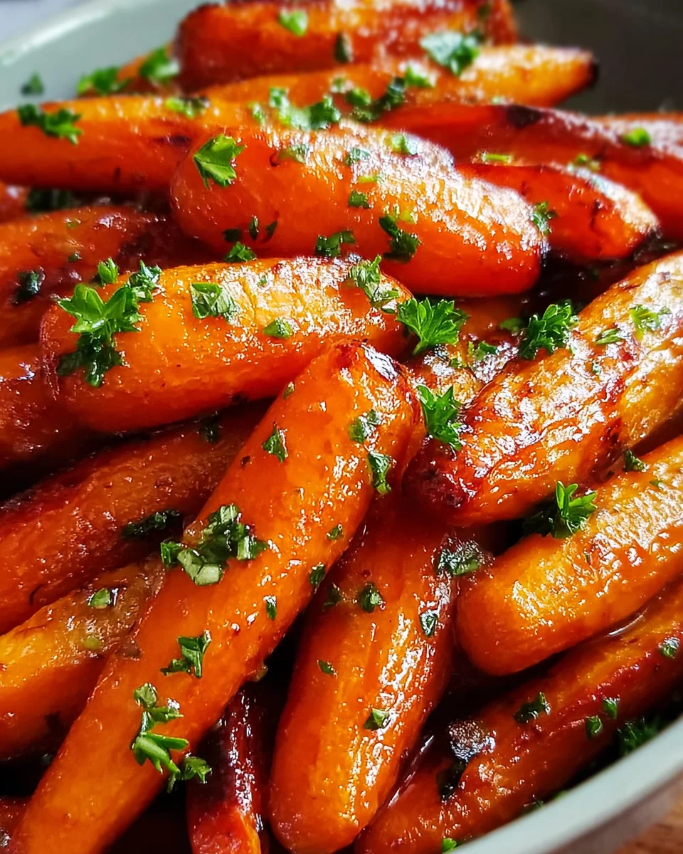 Glazed Roasted Carrots 17 Glazed