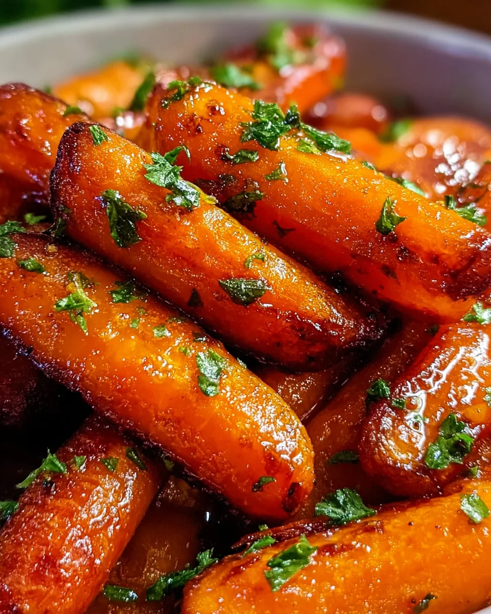 Glazed Roasted Carrots 18 Glazed