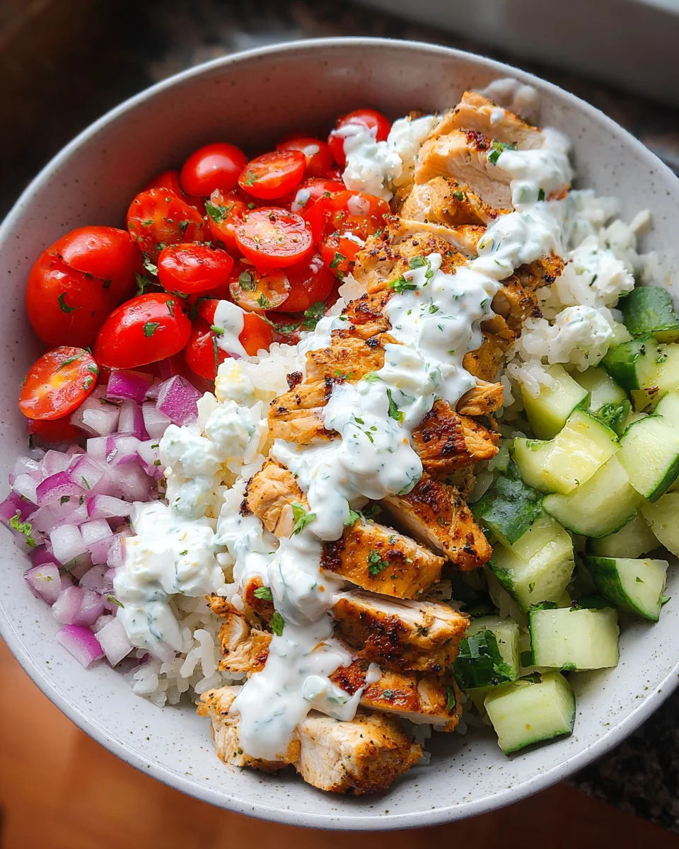 Greek Chicken Bowls 36 Greek