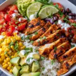 Grilled Chicken Burrito Bowls 18 Grilled Chicken Burrito Bowls