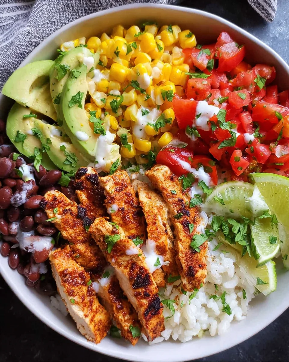Grilled Chicken Burrito Bowls 17 Grilled