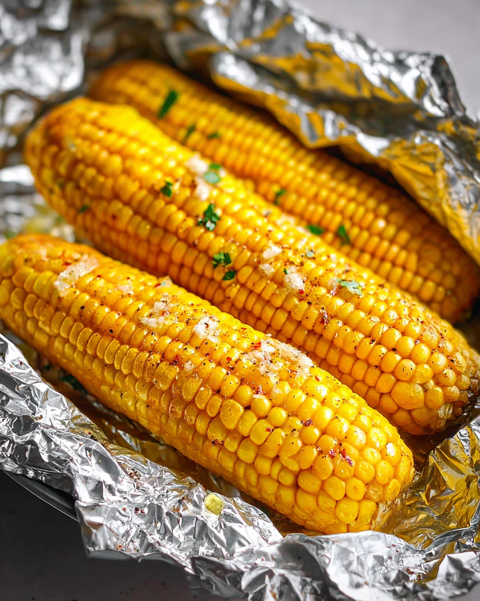 Grilled Corn on the Cob in Foil