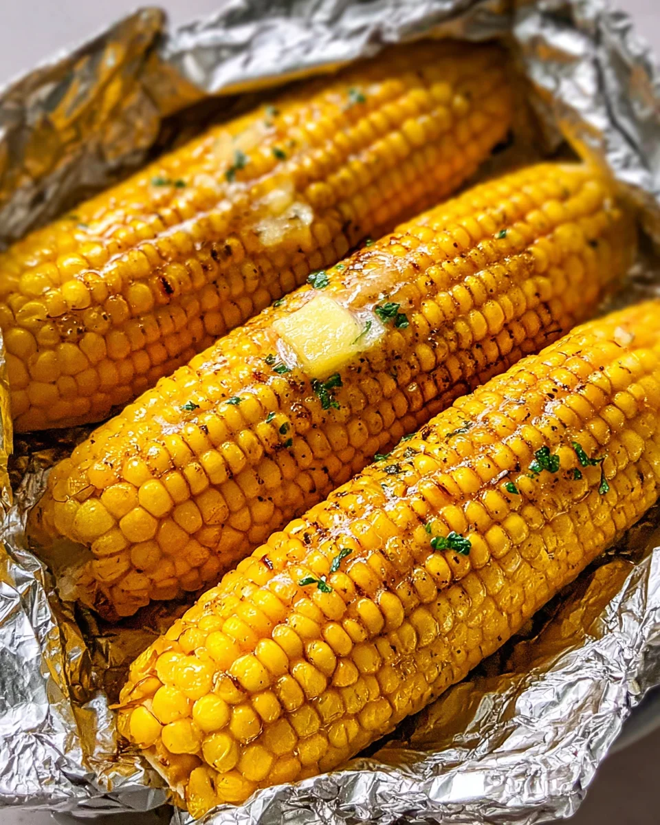 Grilled Corn on the Cob in Foil 16 Grilled