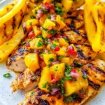 Grilled Mango Pineapple Chicken