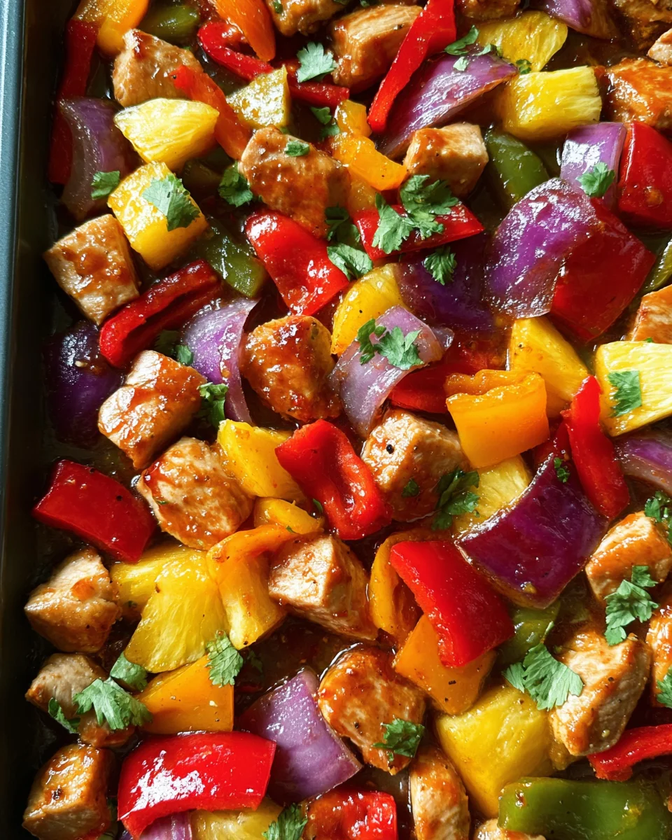 Hawaiian Chicken Sheet Pan 20 Hawaiian