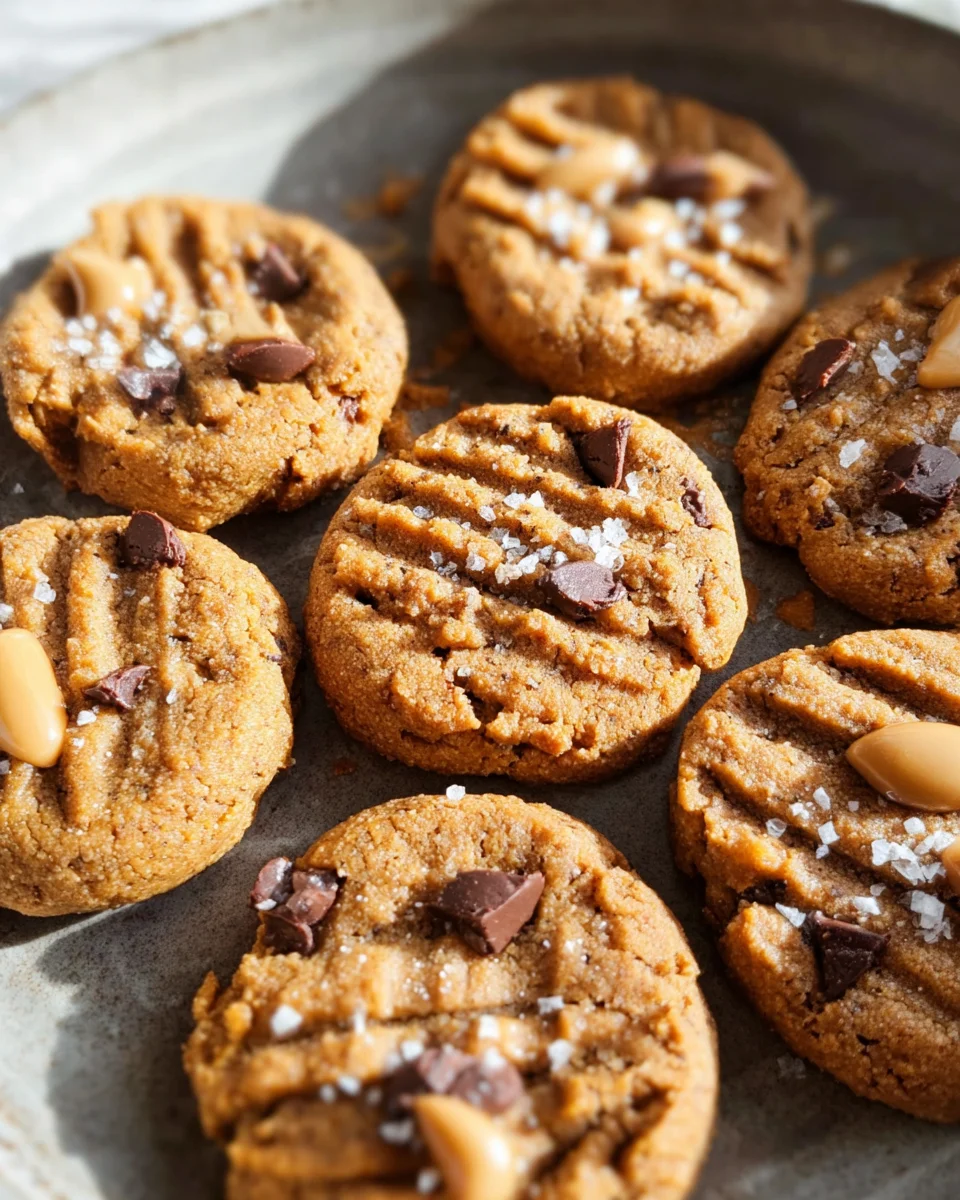 Healthy Peanut Butter Banana Cookies