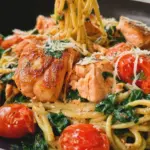 Healthy & Creamy Tuscan Salmon Pasta 27 Healthy & Creamy Tuscan Salmon Pasta