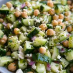 Herby Cucumber Salad with Feta and Chickpeas 21 Herby Cucumber Salad with Feta and Chickpeas
