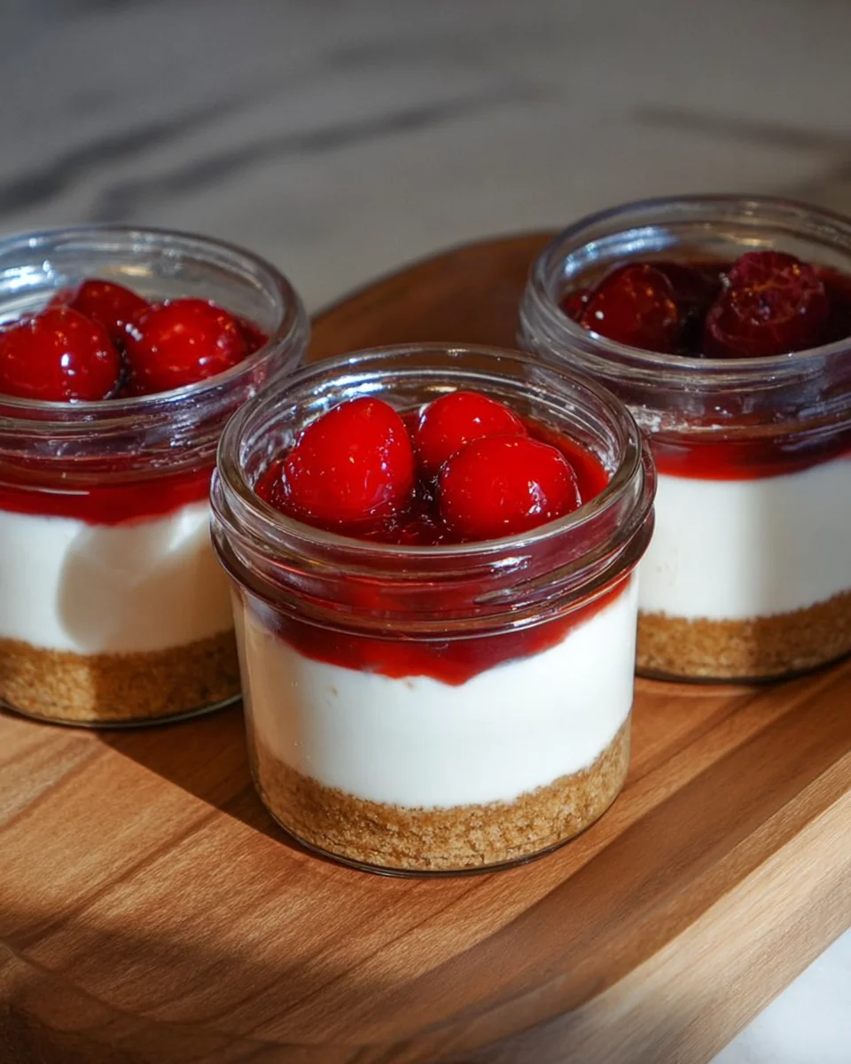 High Protein Cheesecake Jars