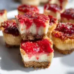 High Protein Healthy Strawberry Cheesecake Bites