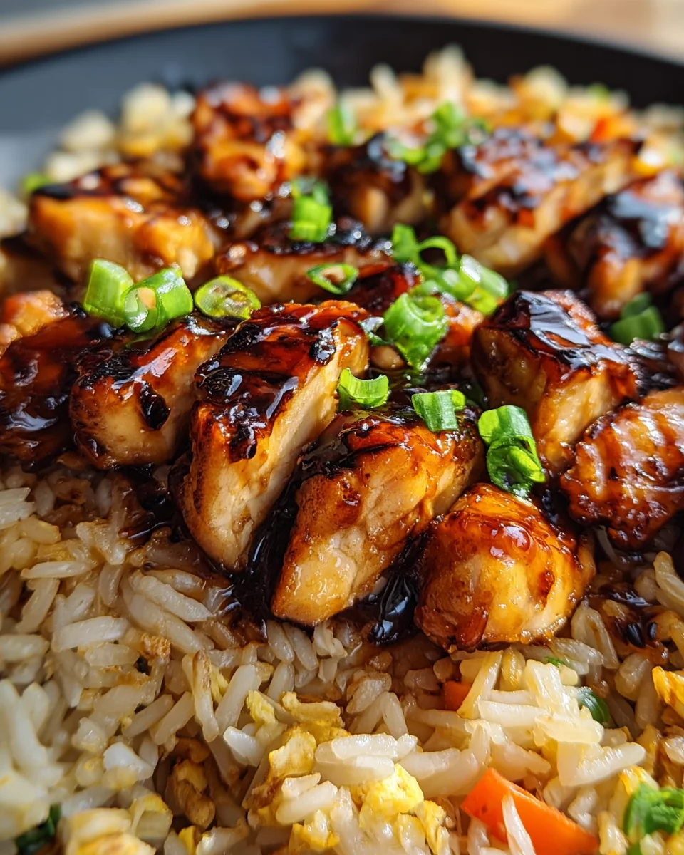 Honey BBQ Chicken Rice 27 Honey
