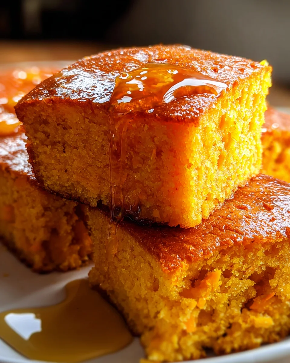 Honey Butter Sweet Potato Cornbread 27 Honey