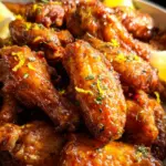 Honey Lemon Pepper Wings 27 Honey Lemon Pepper Wings