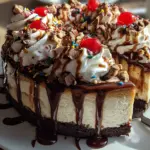 Hot Fudge Sundae Brownie Cheesecake 32 Hot Fudge Sundae Brownie Cheesecake