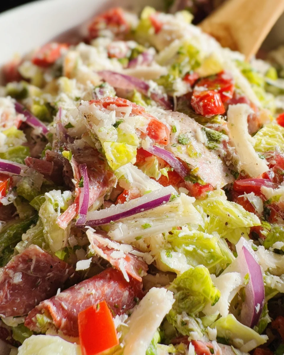 Italian Grinder Salad (Chopped Sub Salad) 26 Italian