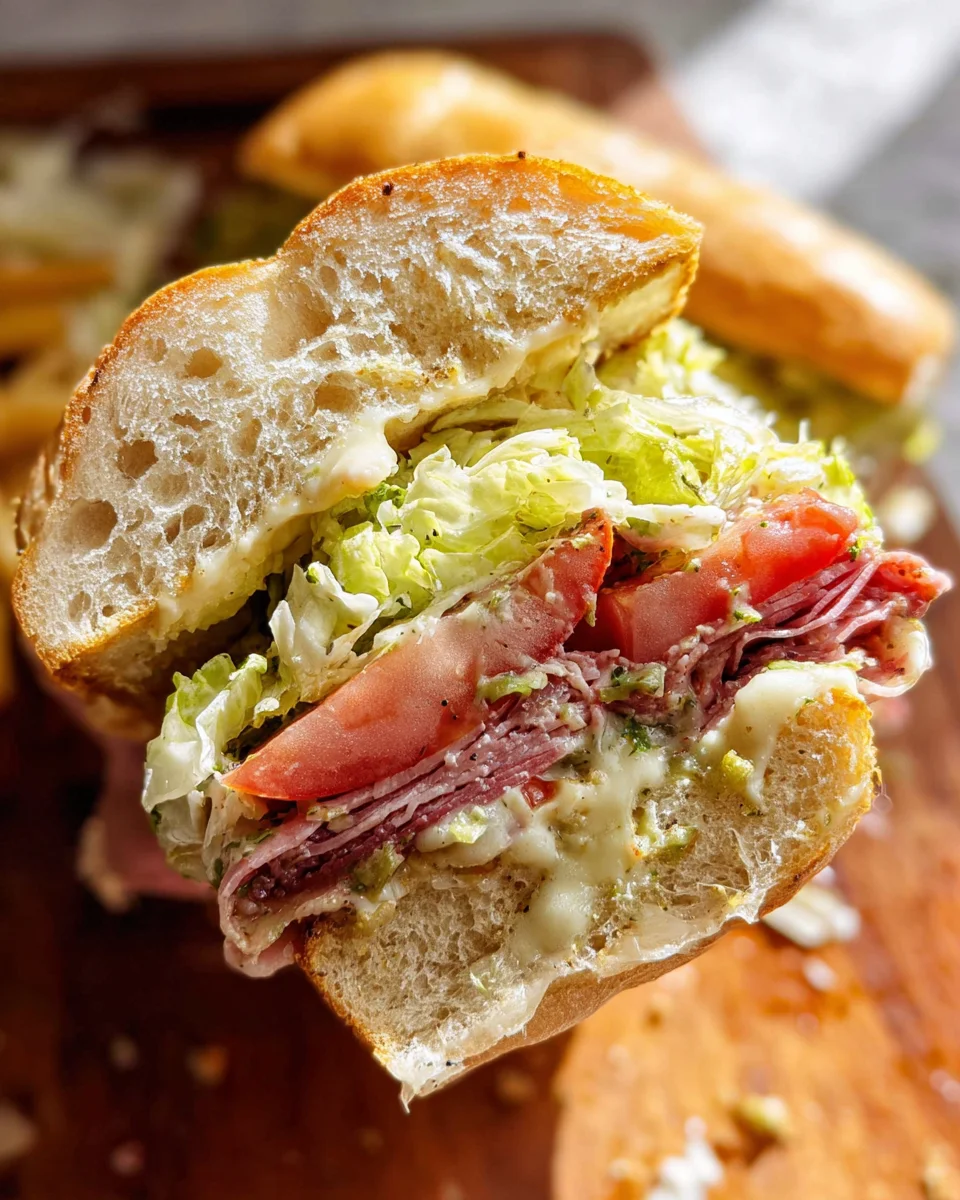 Italian Grinder Salad Sandwich (TikTok Viral Recipe) 23 Italian