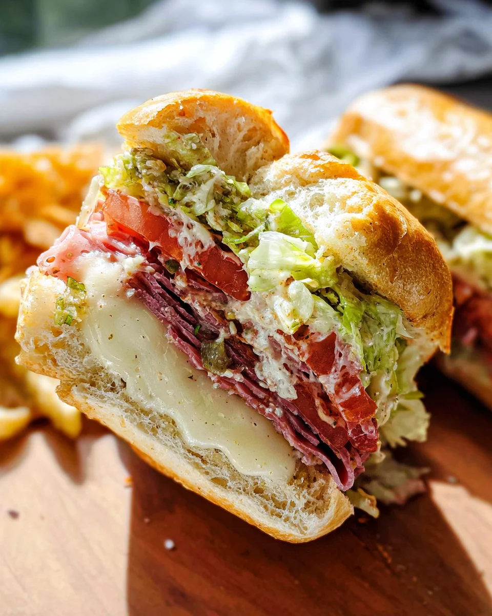 Italian Grinder Salad Sandwich (TikTok Viral Recipe) 24 Italian