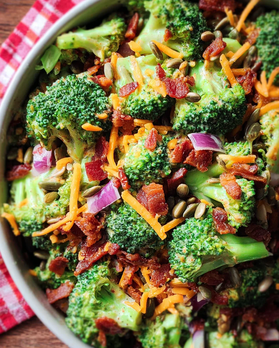 Keto Broccoli Salad Recipe