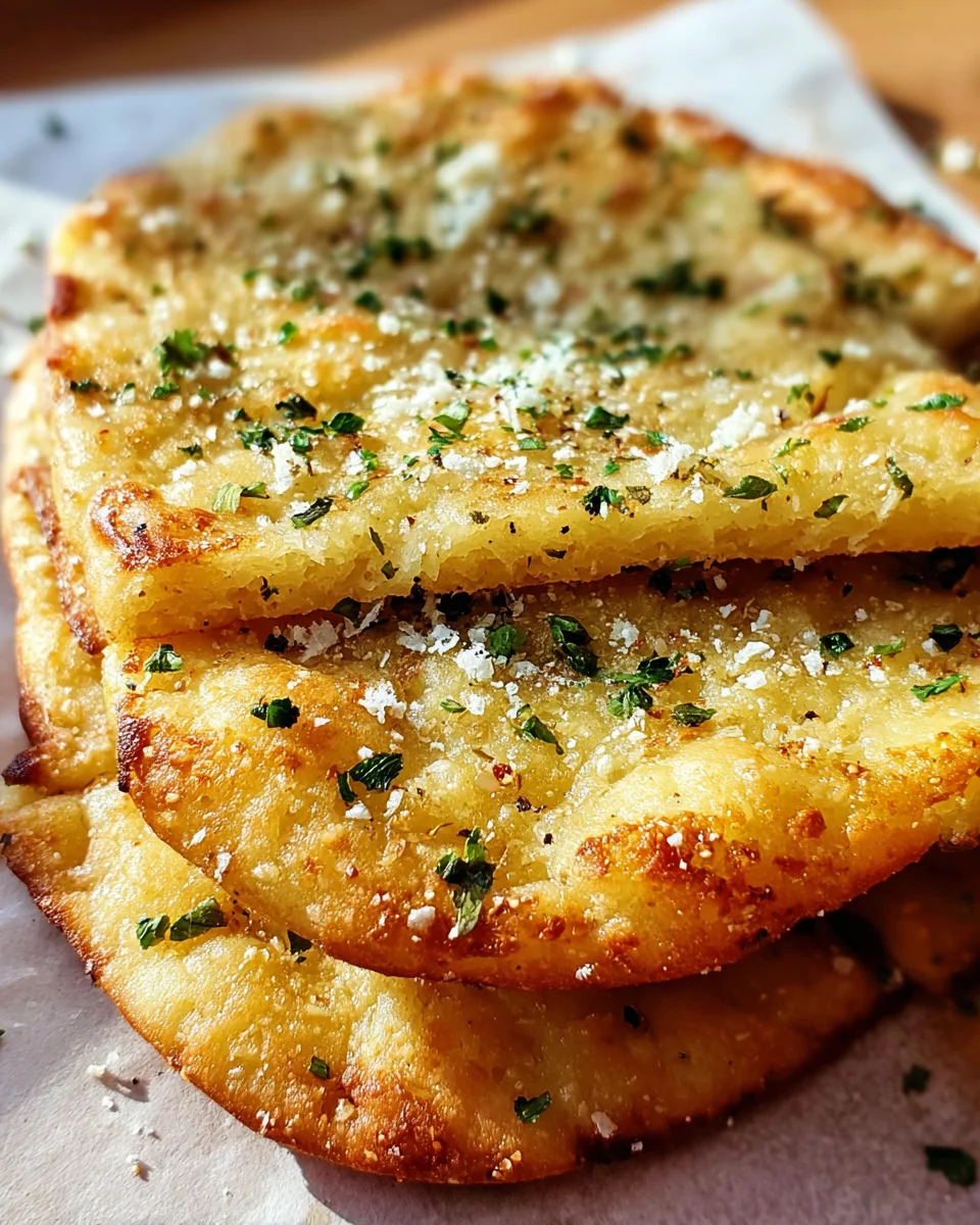 Keto Garlic Flatbread