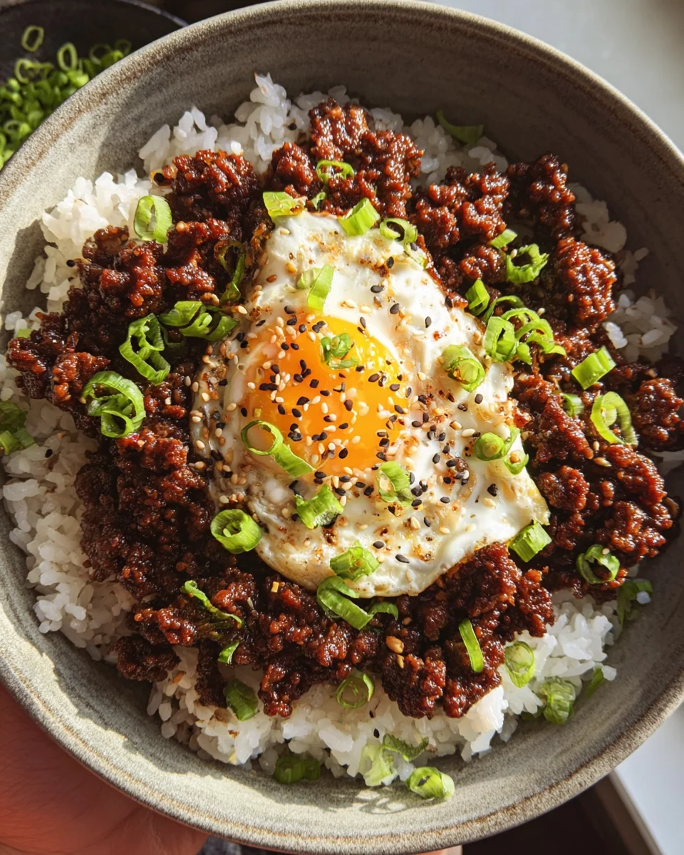 Korean Ground Beef Bowl (25-Minutes) 19 Korean