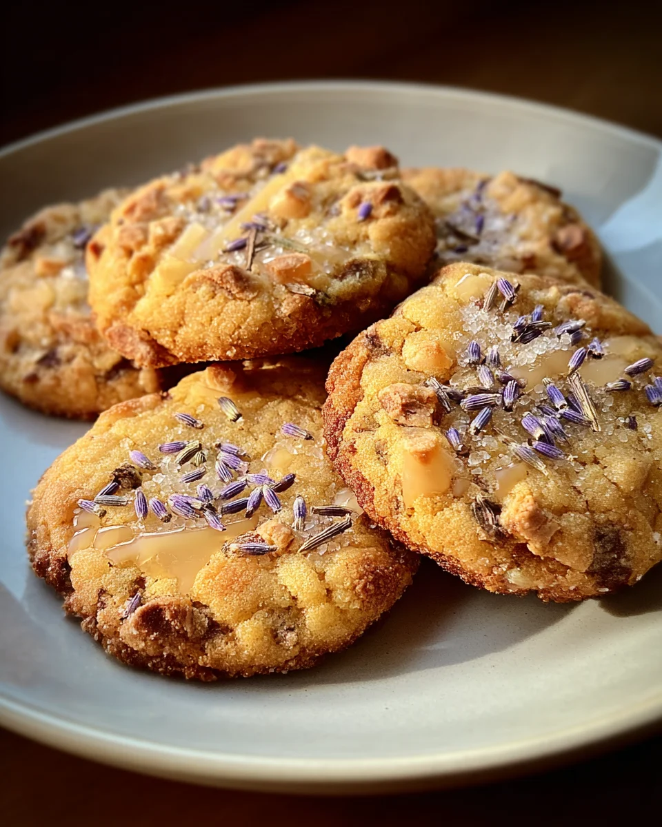 Lavender Honey Crunch Cookies