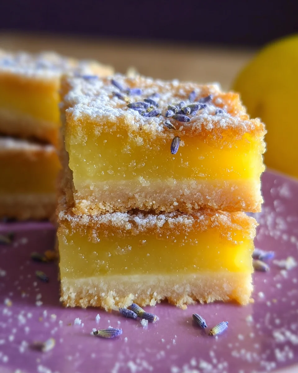 Lavender Lemon Bars 20 Lavender