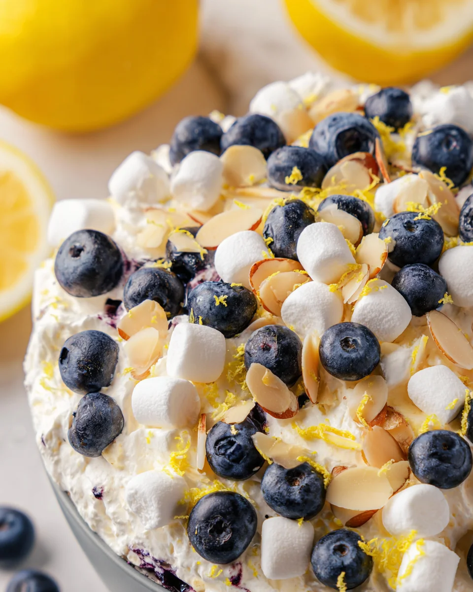 Lemon Blueberry Fluff 16 Lemon