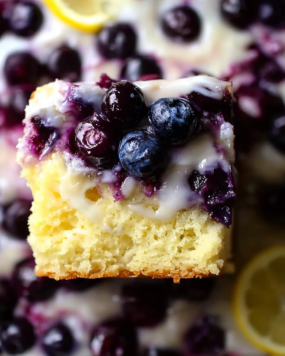 Lemon Blueberry Sheet Cake 23 Lemon