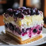 Lemon Blueberry Shortbread Mousse Cake 22 Lemon Blueberry Shortbread Mousse Cake