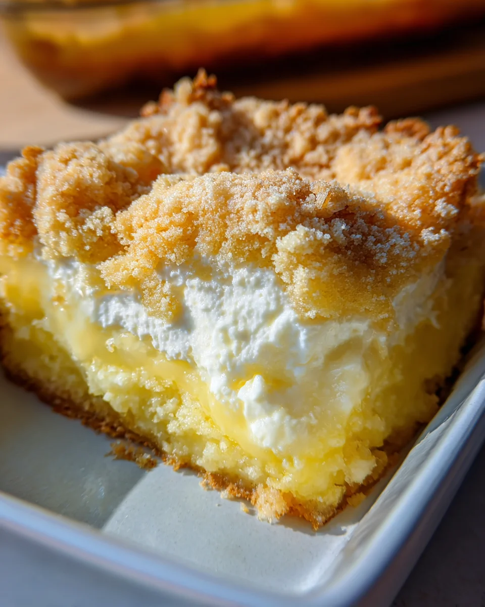 Lemon Cream Cheese Dump Cake Recipe