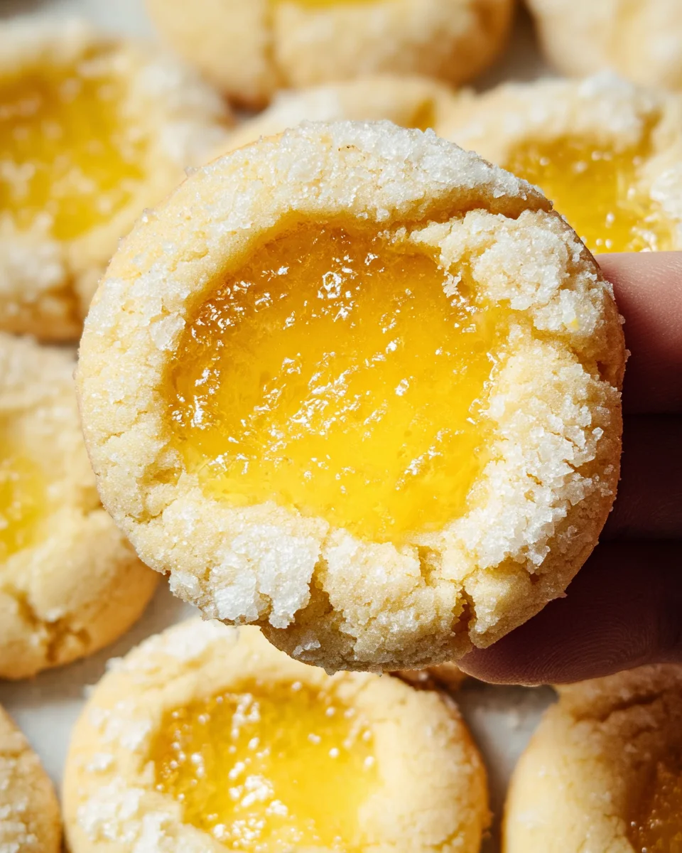 Lemon Curd Cookies Recipe