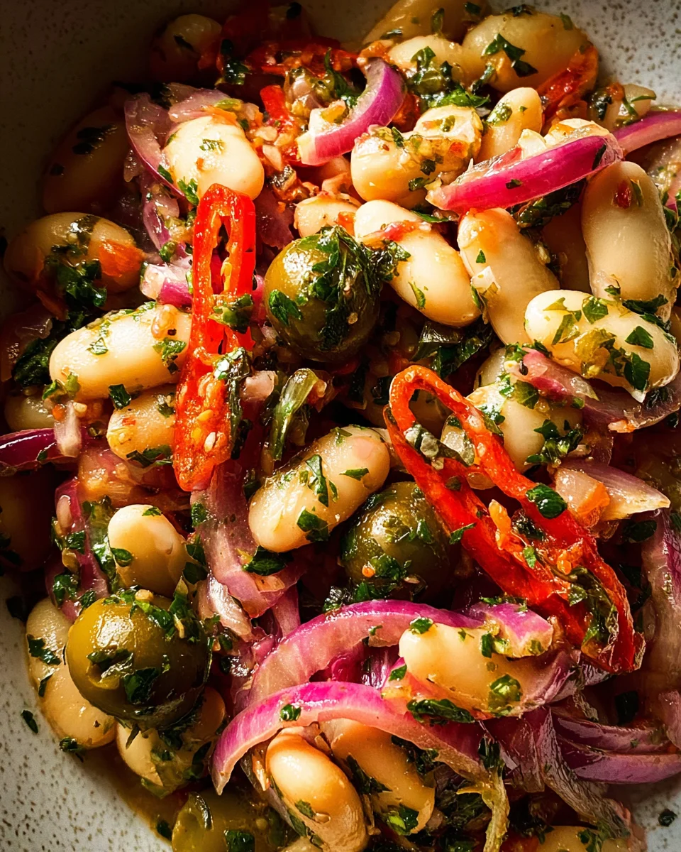 Marinated Butter Beans