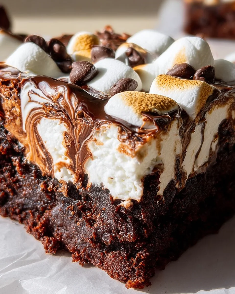 Marshmallow Brownies 21 Marshmallow