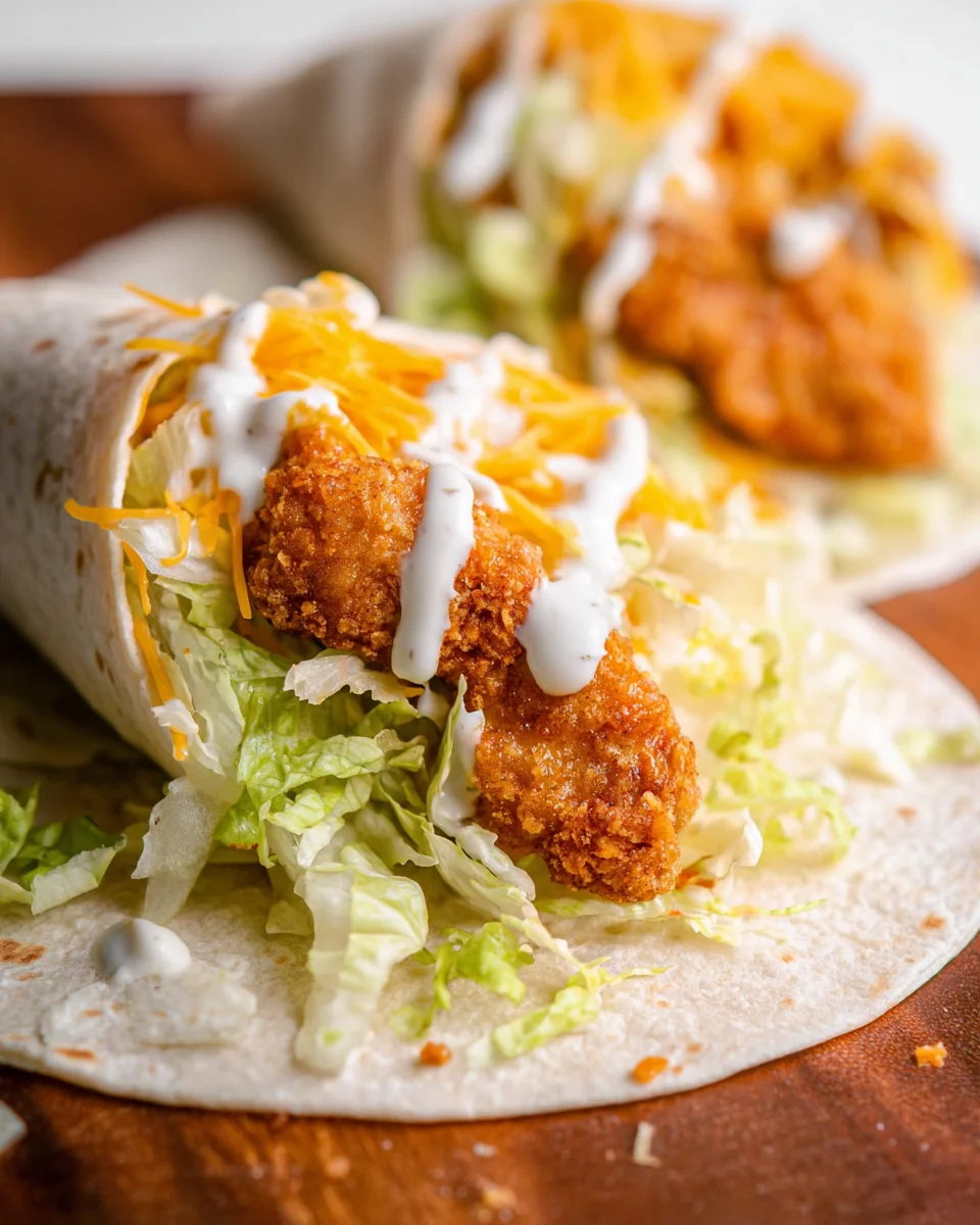 McDonald's Crispy Chicken Ranch Snack Wrap (Copycat!)