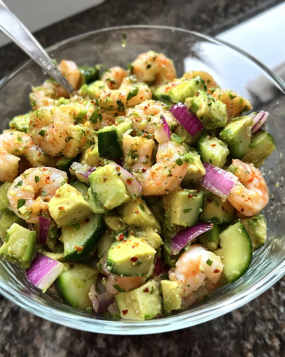 Mediterranean Keto Shrimp Salad