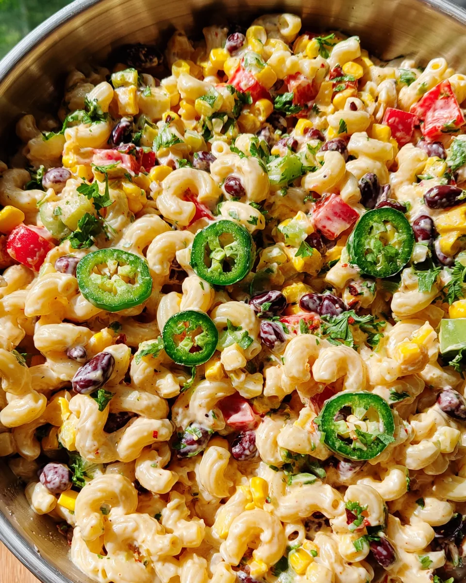 Mexican Macaroni Salad Recipe