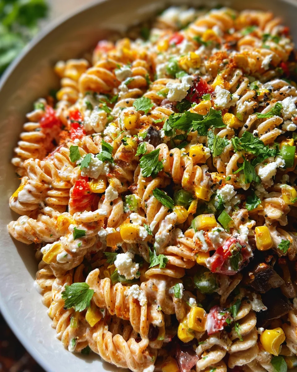 Mexican Street Corn Pasta Salad 24 Mexican