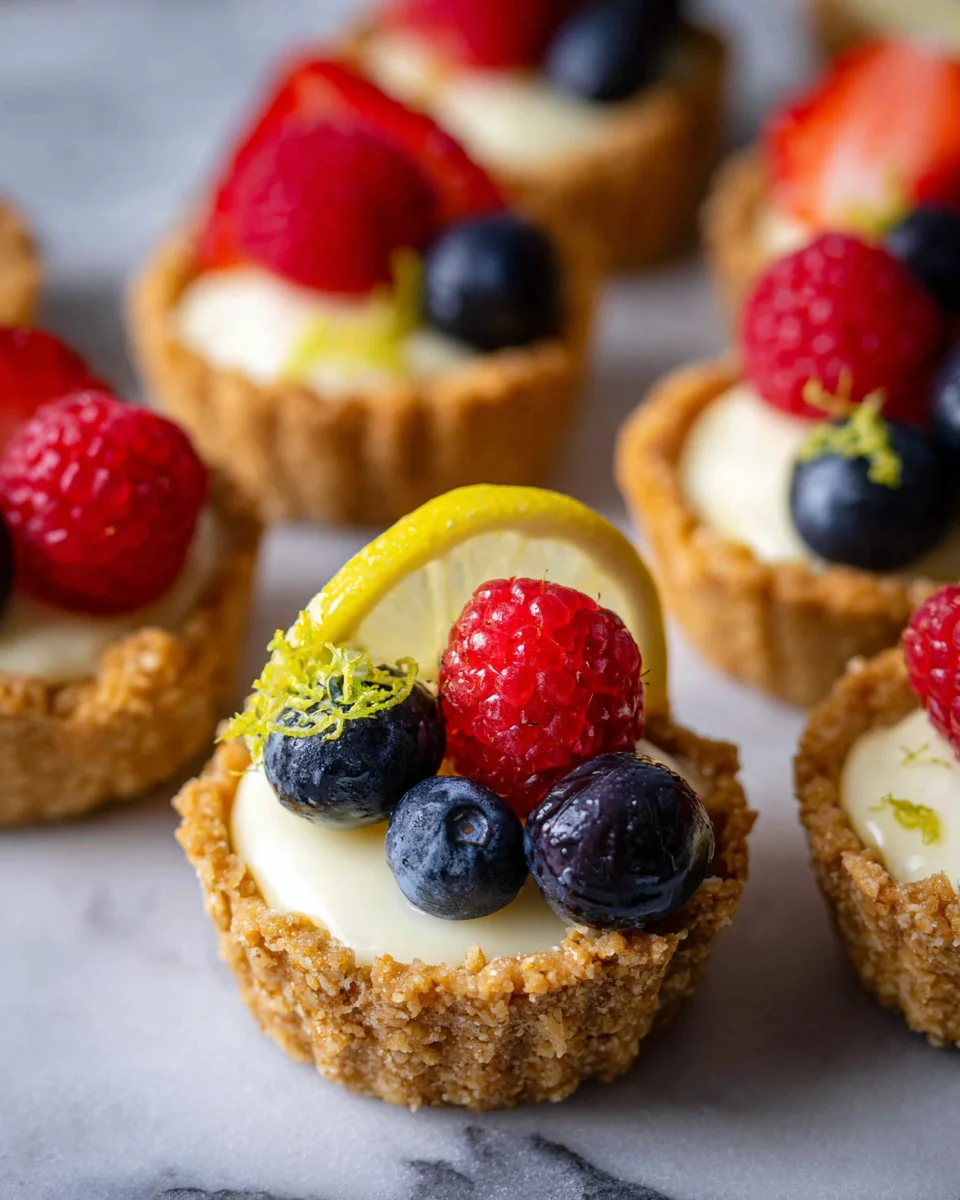 Mini Lemon Cheesecake Tarts 20 Mini