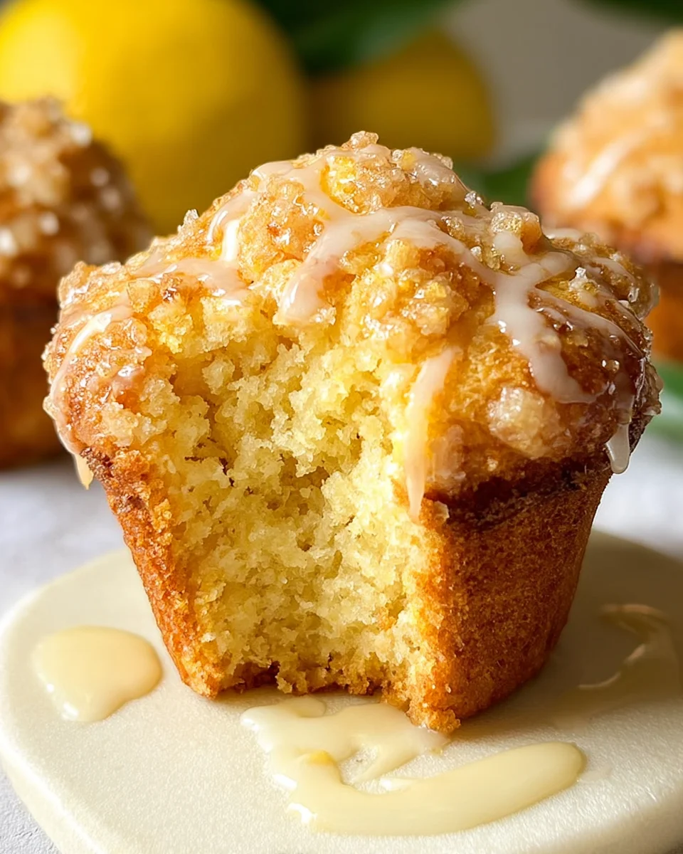 Moist Vegan Lemon Muffins