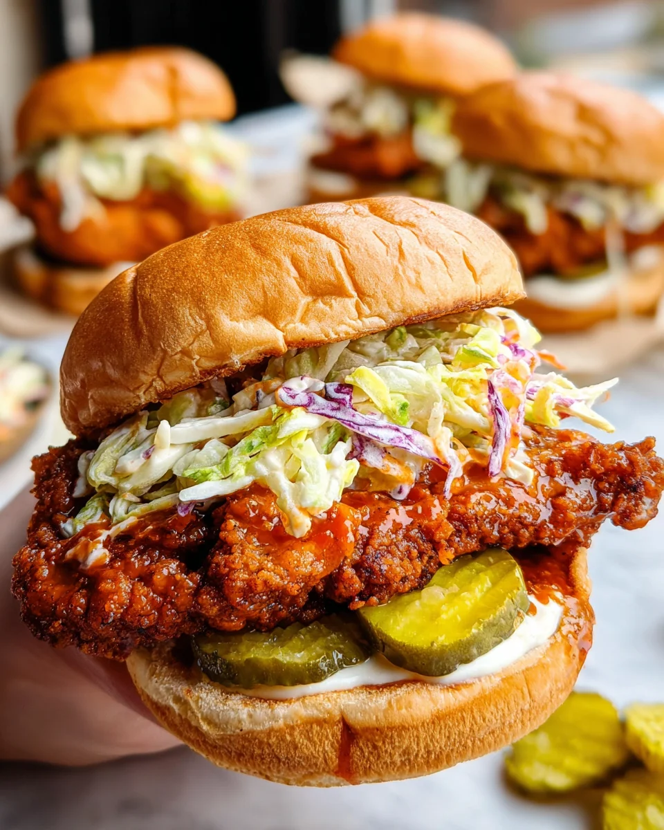 Nashville Hot Chicken Sandwiches