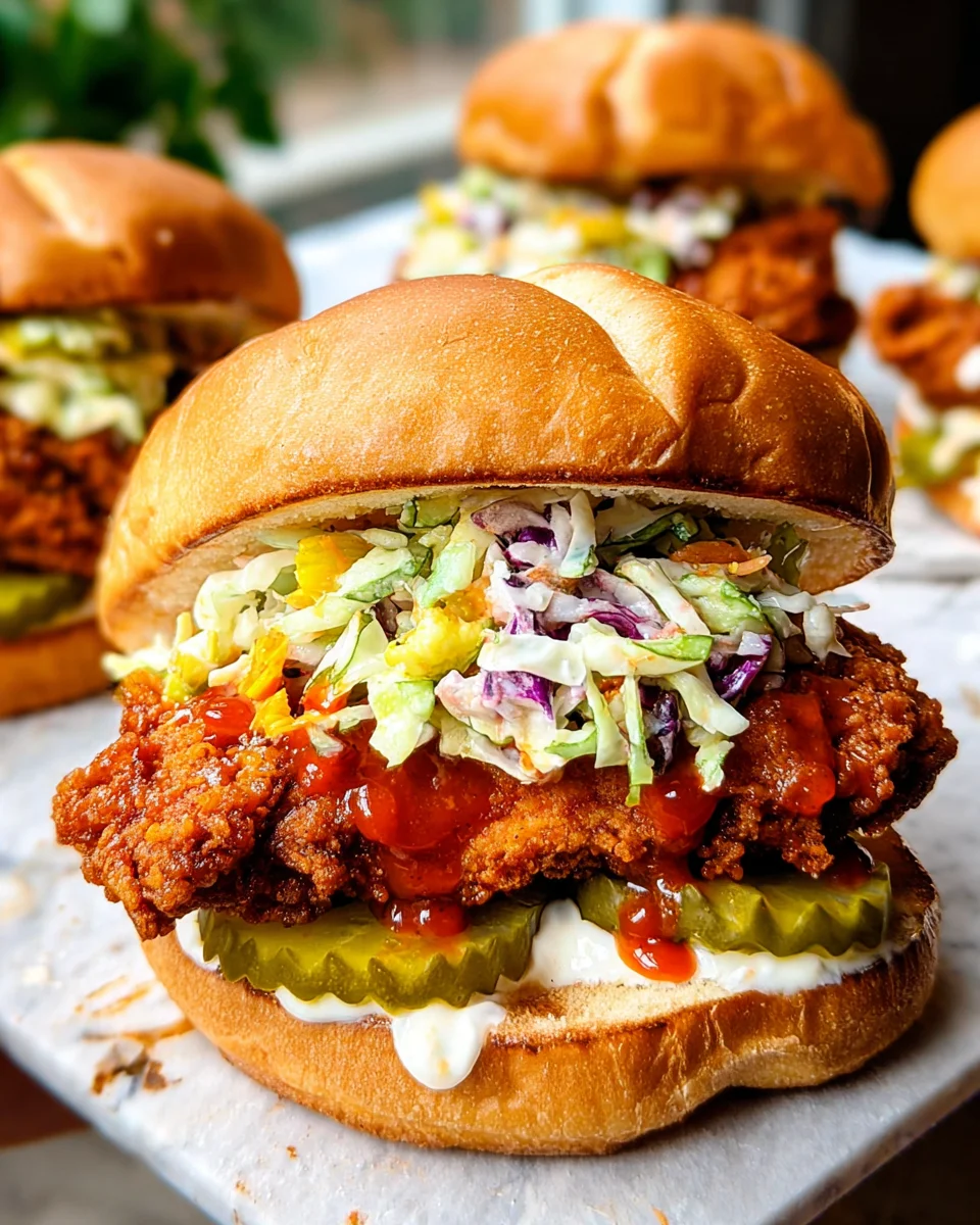 Nashville Hot Chicken Sandwiches 29 Nashville