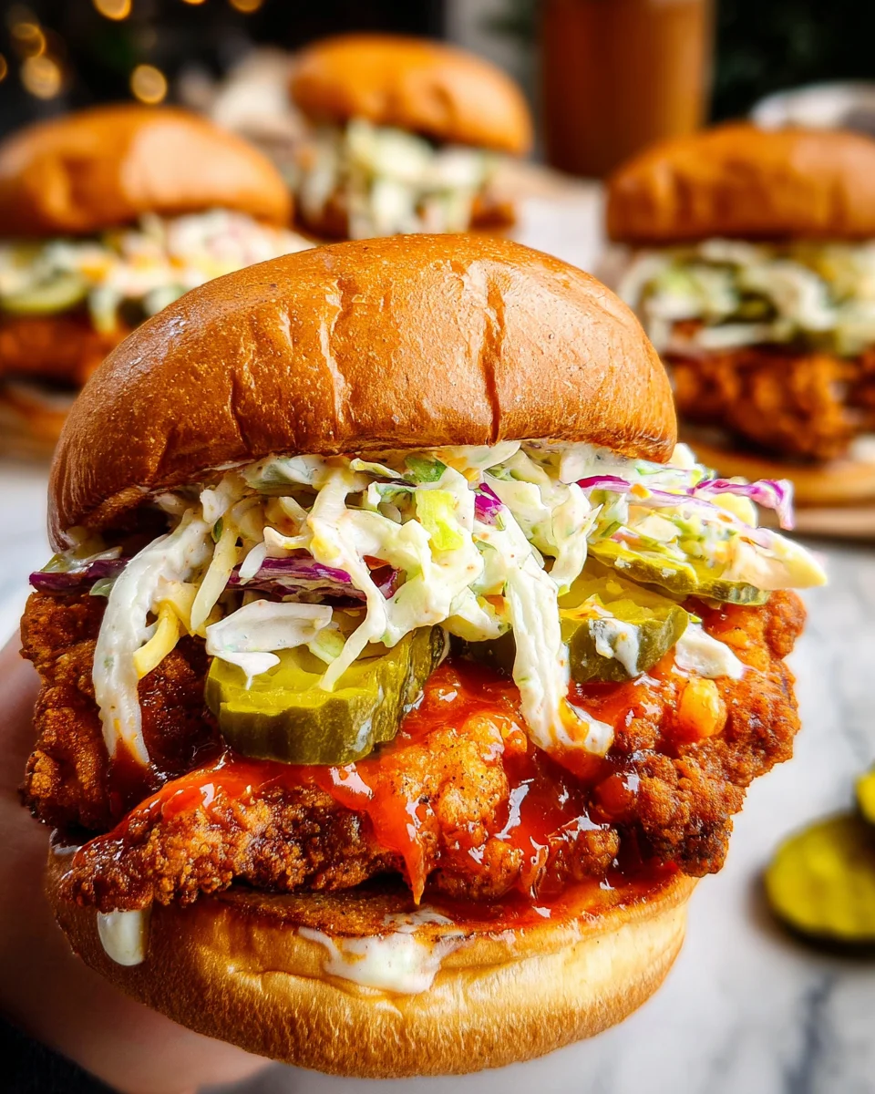 Nashville Hot Chicken Sandwiches 30 Nashville