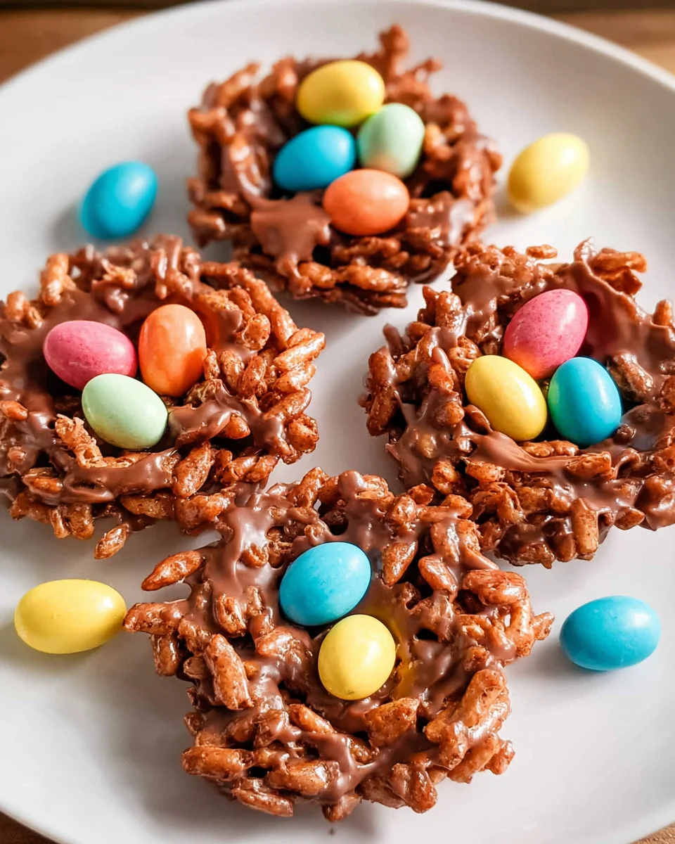 No-Bake Chocolate Bird Nests