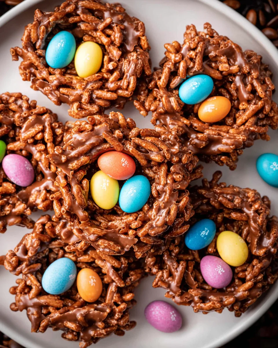 No-Bake Chocolate Bird Nests 15 No-Bake