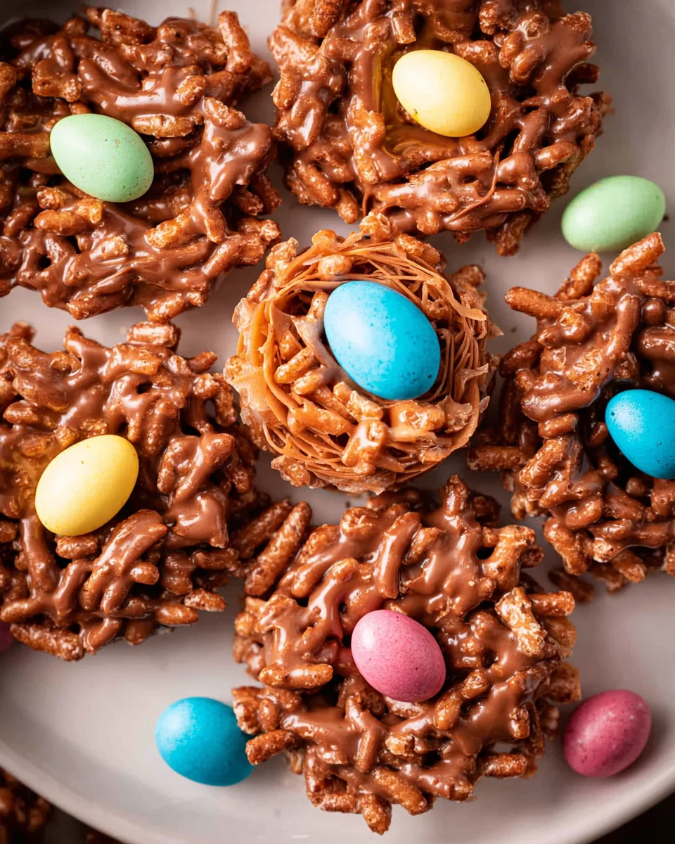 No-Bake Chocolate Bird Nests 16 No-Bake