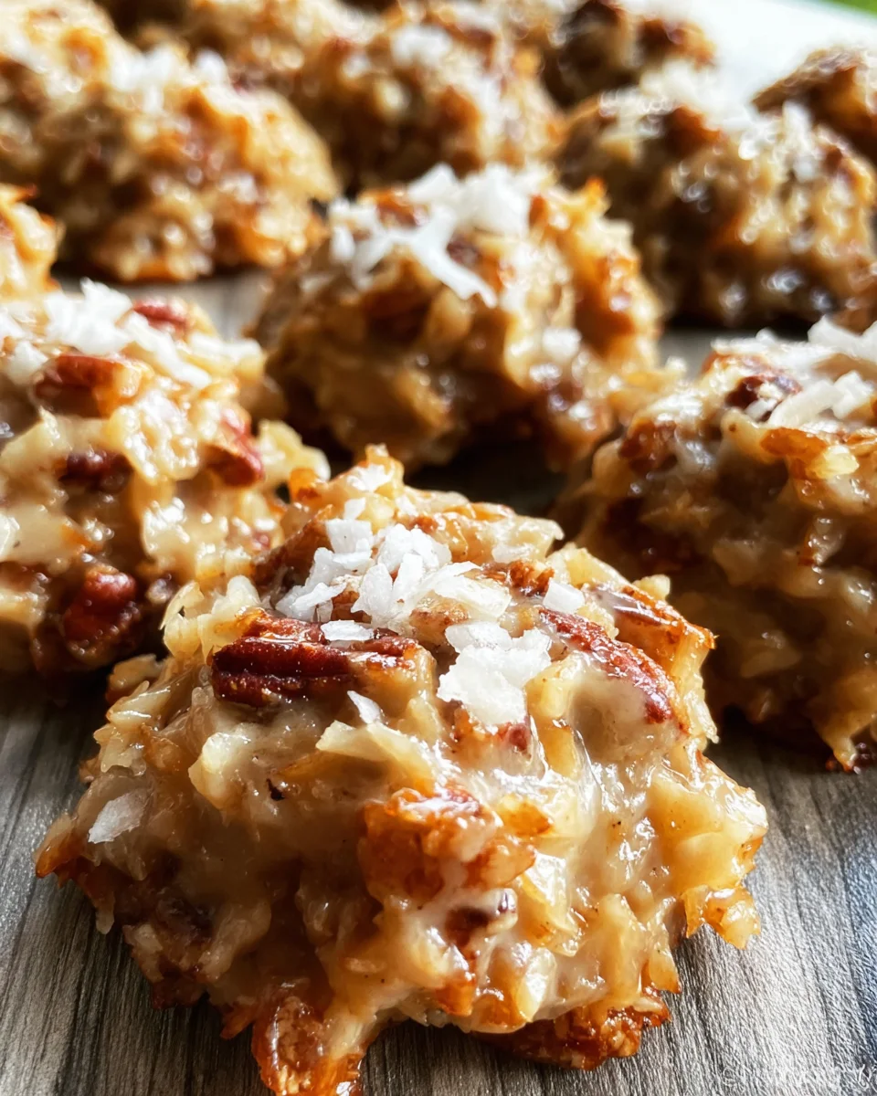 No-Bake Coconut Praline Cookies 20 No-Bake