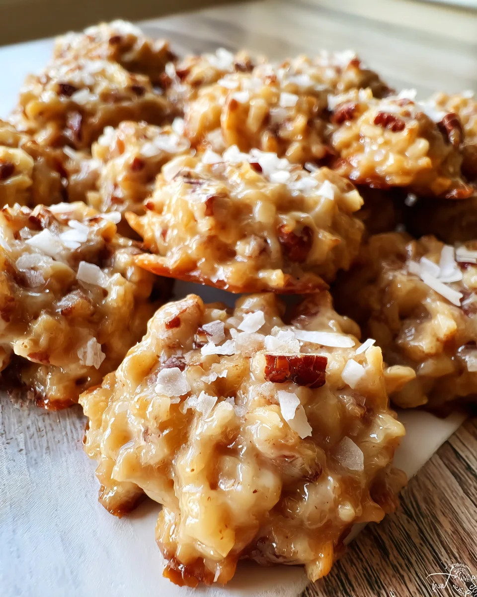 No-Bake Coconut Praline Cookies 21 No-Bake
