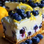 No-Bake Lemon dazzling Blueberry cream Cake 21 No-Bake Lemon dazzling Blueberry cream Cake